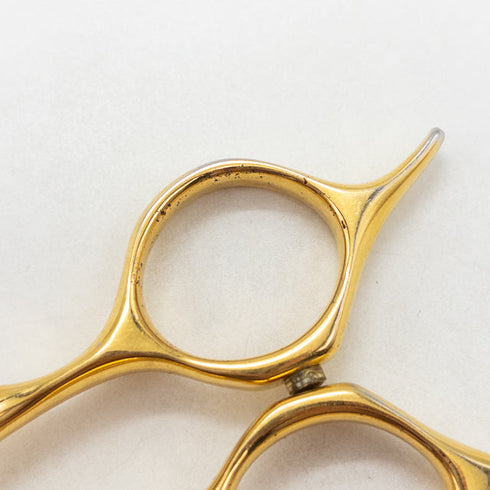 【ハヤシシザーズ ハヤシシザーHAYASHI SCISSORS】V-30RW-WH-6 メガネ シザー セニング 美容ハサミ すきばさみ 美容師 理容師 約25~30% 右利き 6インチ 中古 sc3556