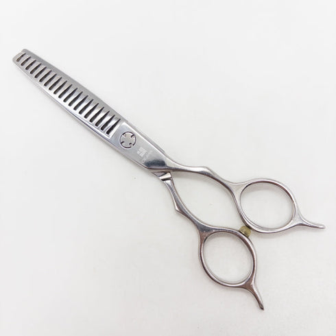 【オオカワプロシザーズ オオカワプロシザーOKAWA PRO SCISSORS】 SG193 メガネ シザー セニング 美容ハサミ すきばさみ 美容師 理容師 約25~30% 右利き 5.8インチ 中古 sc3558