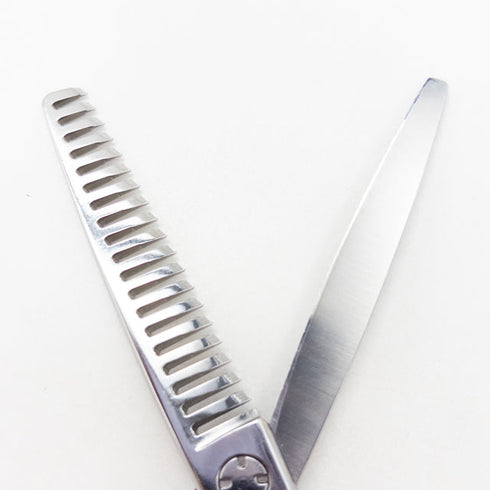 【オオカワプロシザーズ オオカワプロシザーOKAWA PRO SCISSORS】 SG193 メガネ シザー セニング 美容ハサミ すきばさみ 美容師 理容師 約25~30% 右利き 5.8インチ 中古 sc3558