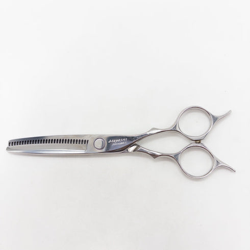 【ハヤシシザーズ ハヤシシザーHAYASHI SCISSORS】V-30RTR-WH-6 メガネ シザー セニング 美容ハサミ すきばさみ 美容師 理容師 約35~40% 右利き 6インチ 中古 sc3559