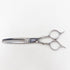 【ハヤシシザーズ ハヤシシザーHAYASHI SCISSORS】V-30RTR-WH-6 メガネ シザー セニング 美容ハサミ すきばさみ 美容師 理容師 約35~40% 右利き 6インチ 中古 sc3559