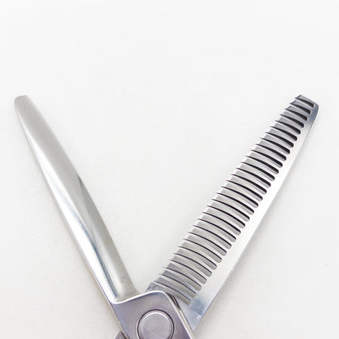 【ハヤシシザーズ ハヤシシザーHAYASHI SCISSORS】V-30RTR-WH-6 メガネ シザー セニング 美容ハサミ すきばさみ 美容師 理容師 約35~40% 右利き 6インチ 中古 sc3559