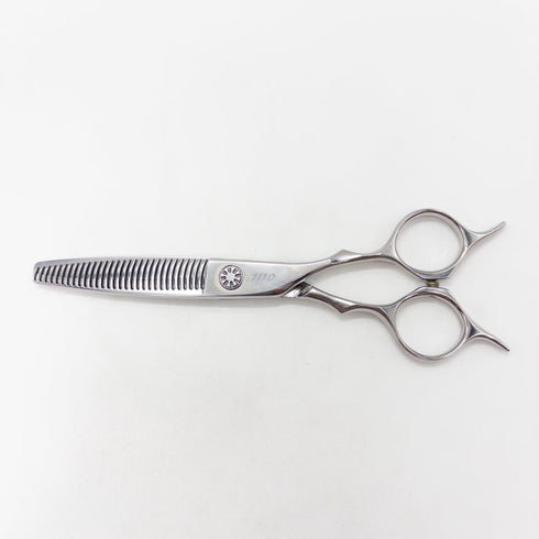 【ハヤシシザーズ ハヤシシザーHAYASHI SCISSORS】V-30RTR-WH-6 メガネ シザー セニング 美容ハサミ すきばさみ 美容師 理容師 約35~40% 右利き 6インチ 中古 sc3563