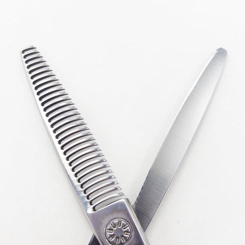 【ハヤシシザーズ ハヤシシザーHAYASHI SCISSORS】V-30RTR-WH-6 メガネ シザー セニング 美容ハサミ すきばさみ 美容師 理容師 約35~40% 右利き 6インチ 中古 sc3563