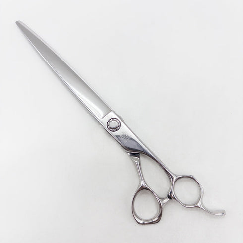 【ミズタニシザーズ ミズタニシザーMIZUTANI SCISSORS】BLACK-SMITH SOLIDソリッド シザー オフセット 理容 美容ハサミ 美容師 理容師 右利き 8インチ 中古 sc3564