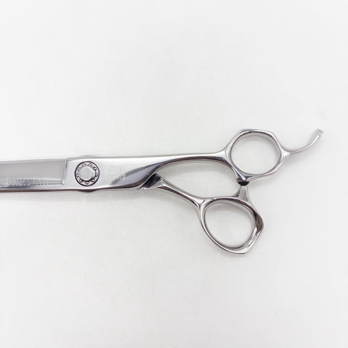 【ミズタニシザーズ ミズタニシザーMIZUTANI SCISSORS】BLACK-SMITH SOLIDソリッド シザー オフセット 理容 美容ハサミ 美容師 理容師 右利き 8インチ 中古 sc3564