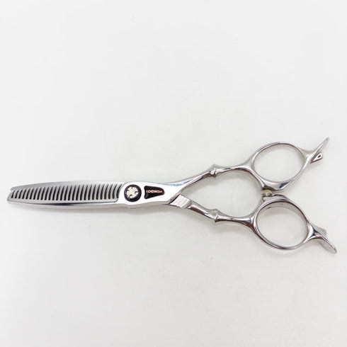【トギノンTOGINON】ネオクイーンR28 SUPREME NEO メガネ シザー セニング 美容ハサミ すきばさみ 美容師 理容師 約20% 右利き 5.8インチ 中古 sc3595