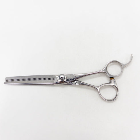 【ナルトシザーズ ナルトシザーNARUTO SCISSORS】デザインカット39B オフセット シザー セニング 美容ハサミ すきばさみ 美容師 理容師 約35~40% 右利き 5.8インチ 中古 sc3598