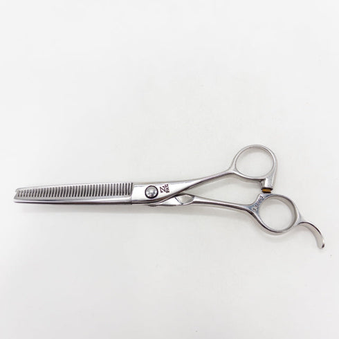 【ナルトシザーズ ナルトシザーNARUTO SCISSORS】デザインカット39B オフセット シザー セニング 美容ハサミ すきばさみ 美容師 理容師 約35~40% 右利き 5.8インチ 中古 sc3598
