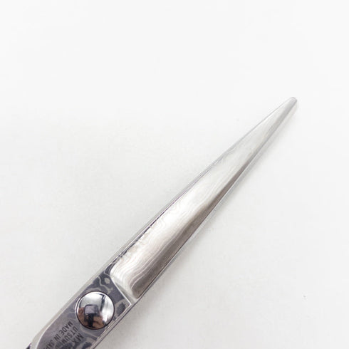 美品【内海ウツミUTSUMI】UMIX MX160 ダマスカス シザー オフセット 理容 美容ハサミ 美容師 理容師 右利き 6インチ 中古 sc3618