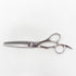 【シザーズジャパンSCISSORS JAPAN】Qs FLOR LSBS加工 QSF25%29i17N6N オフセット シザー セニング 美容ハサミ すきばさみ 美容師 理容師 約20~30% 右利き 6インチ 中古 sc3640