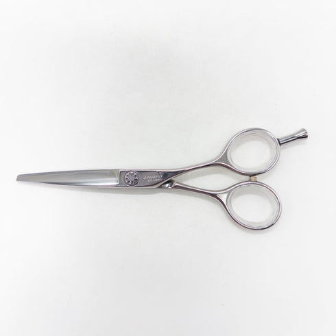 美品【ハヤシシザーズ ハヤシシザーHAYASHI SCISSORS】シンプルハイスS-HYS-M-5 シザー メガネ 理容 美容ハサミ 美容師 理容師 右利き 5インチ 中古 sc3641