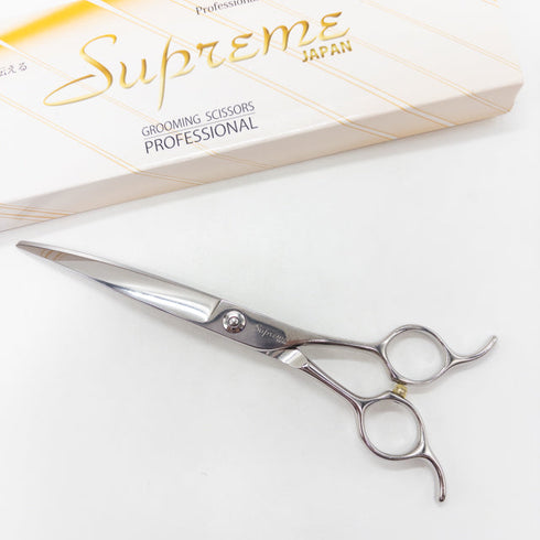 【サプリームSupreme】DKC-70カーブ トリミングシザー メガネ 右利き トリマー ペット 7インチ 中古 sc3642