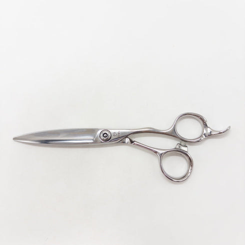 美品【ジョーウェルJOEWELL】JDB-610F ドライカット スライド シザー オフセット 理容 美容ハサミ 美容師 理容師 右利き 6.1インチ 中古 sc3643