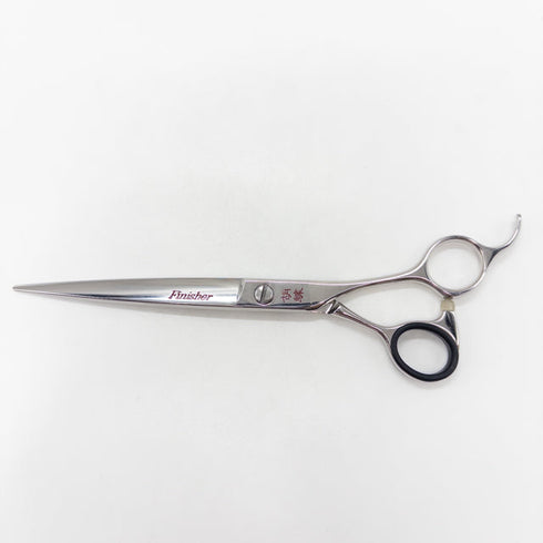 【東京理器 胡蝶】F-70F Finisher薄刃 先細 トリミングシザー オフセット 右利き トリマー ペット 7インチ 中古 sc3645