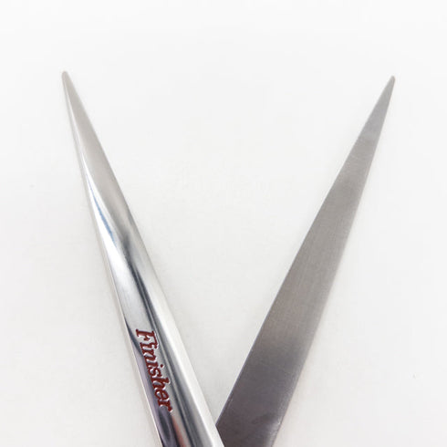 【東京理器 胡蝶】F-70F Finisher薄刃 先細 トリミングシザー オフセット 右利き トリマー ペット 7インチ 中古 sc3645