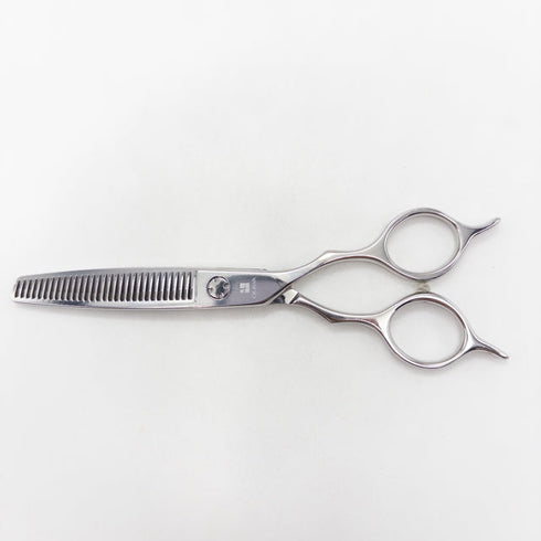 【オオカワプロシザーズ オオカワプロシザーOKAWA PRO SCISSORS】SG301 メガネ シザー セニング 美容ハサミ すきばさみ 美容師 理容師 約10~15% 右利き 5.8インチ 中古 sc3671