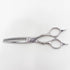 【シザーズジャパンSCISSORS JAPAN】QV FLOR QVF25%29i18Y メガネ シザー セニング 美容ハサミ すきばさみ 美容師 理容師 約20~30% 右利き 6インチ 中古 sc3673