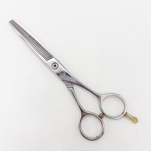 【ヒカリシザーズHIKARI光シザーHIKARI SCISSORS】T-37 メガネ シザー セニング 美容ハサミ すきばさみ 美容師 理容師 約25% 右利き 5.7インチ 中古 sc3708