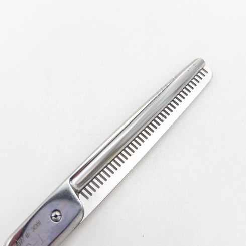 【ヒカリシザーズHIKARI光シザーHIKARI SCISSORS】T-37 メガネ シザー セニング 美容ハサミ すきばさみ 美容師 理容師 約25% 右利き 5.7インチ 中古 sc3708
