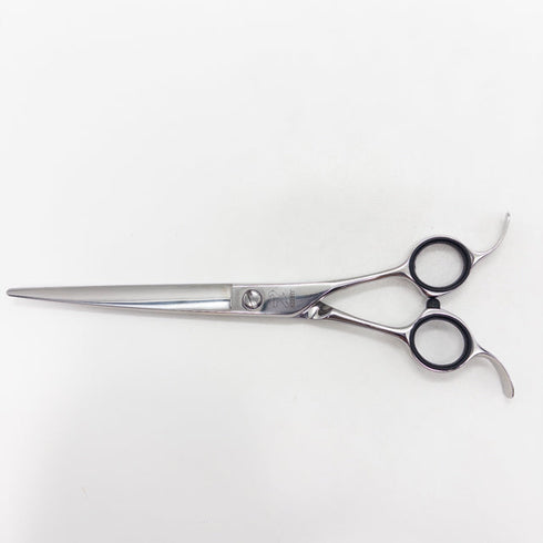 【ケリー ワンクスKERRY】WR-690カーブシザー トリミングシザー メガネ 右利き トリマー ペット 6.9インチ 中古 sc3713