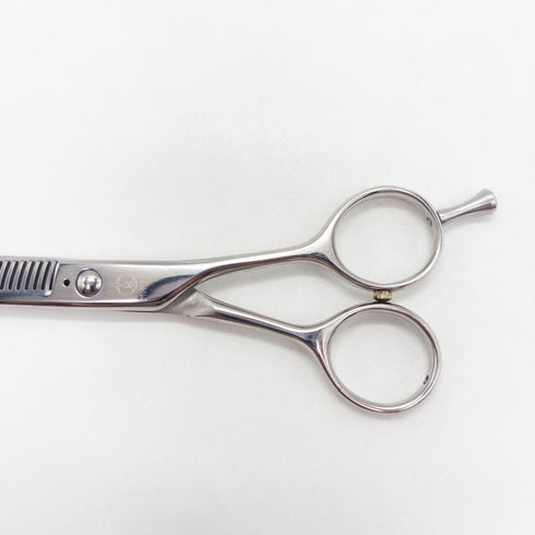 【ミズタニシザーズ ミズタニシザーMIZUTANI SCISSORS】Re-tro THINNING 30レトロ メガネ シザー セニング 美容ハサミ すきばさみ 美容師 理容師 約30% 右利き 5.7インチ 中古 sc3714