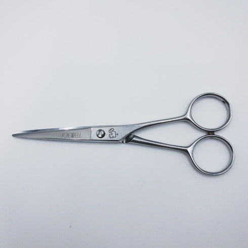 【ジョーウェルJOEWELL】55 シザー メガネ 理容 美容ハサミ 美容師 理容師 右利き 5.5インチ 中古 sc373