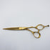 【ミズタニシザーズ ミズタニシザーMIZUTANI SCISSORS】TWIGゴールドコーティング シザー オフセット 理容 美容ハサミ 美容師 理容師 右利き 6インチ 中古 sc384
