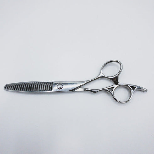 【F'styleエフスタイル】 オフセット シザー セニング 美容ハサミ すきばさみ 美容師 理容師 約20~30% 右利き 6インチ 中古 sc402