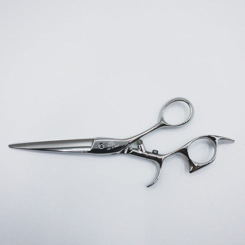 新品同様【ヒカリシザーズHIKARI光シザーHIKARI SCISSORS】STELLA COSMOS802 ステラコスモス シザー オフセット 理容 美容ハサミ 美容師 理容師 右利き 6インチ 中古 sc404