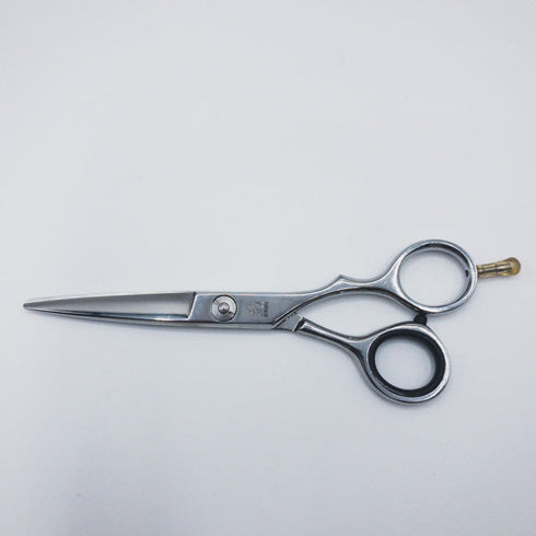 【ヒカリシザーズHIKARI光シザーHIKARI SCISSORS】E-5 シザー オフセット 理容 美容ハサミ 美容師 理容師 右利き 5.8インチ 中古 sc417