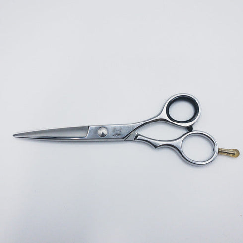 【ヒカリシザーズHIKARI光シザーHIKARI SCISSORS】E-5 シザー オフセット 理容 美容ハサミ 美容師 理容師 右利き 5.8インチ 中古 sc417