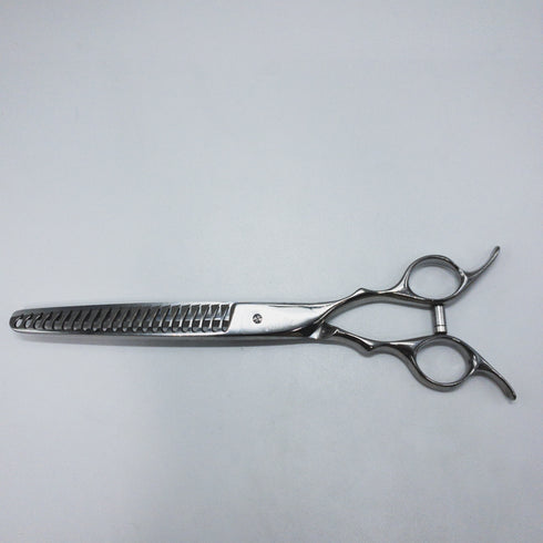 【Amethyst アメジストKissキスシザー】 トリミングシザー ブレンディング 右利き セニング トリマー ペット 7.5インチ 中古 sc423