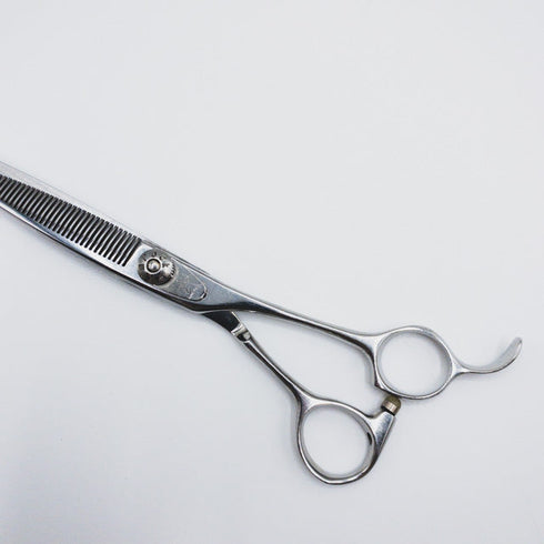 【シザーズジャパンSCISSORS JAPAN】firm rock sonic40 オフセット シザー セニング 美容ハサミ すきばさみ 美容師 理容師 約10~20% 右利き 6.2インチ 中古 sc434