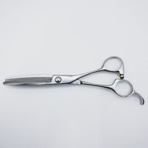 【シザーズジャパンSCISSORS JAPAN】firm rock sonic40 オフセット シザー セニング 美容ハサミ すきばさみ 美容師 理容師 約10~20% 右利き 6.2インチ 中古 sc434