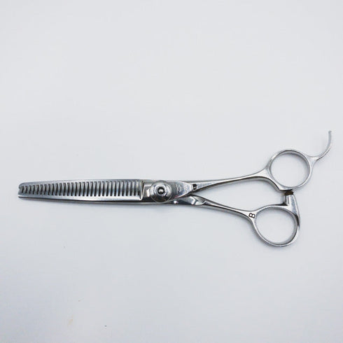 【ナルトシザーズ ナルトシザーNARUTO SCISSORS】デザインカットS31 オフセット シザー セニング 美容ハサミ すきばさみ 美容師 理容師 約30~35% 右利き 6インチ 中古 sc439
