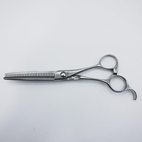 【ナルトシザーズ ナルトシザーNARUTO SCISSORS】デザインカットS31 オフセット シザー セニング 美容ハサミ すきばさみ 美容師 理容師 約30~35% 右利き 6インチ 中古 sc439
