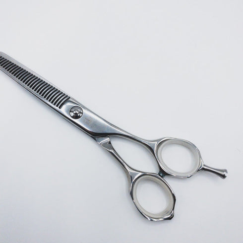 【ミズタニシザーズ ミズタニシザーMIZUTANI SCISSORS】Pixy THINNING 30ピクシー メガネ シザー セニング 美容ハサミ すきばさみ 美容師 理容師 約20~25% 右利き 6インチ 中古 sc446