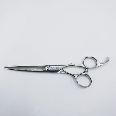 美品【トラックスシザーズ トラックスシザーTRACKS SCISSORS】PEACE シザー オフセット 理容 美容ハサミ 美容師 理容師 右利き 5.9インチ 中古 sc449