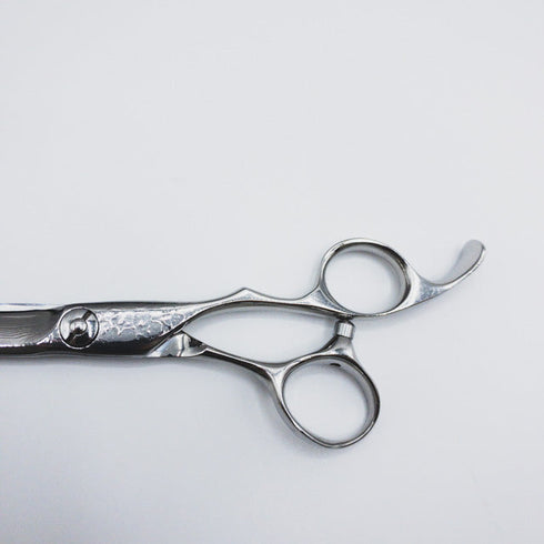 美品【トラックスシザーズ トラックスシザーTRACKS SCISSORS】PEACE シザー オフセット 理容 美容ハサミ 美容師 理容師 右利き 5.9インチ 中古 sc449