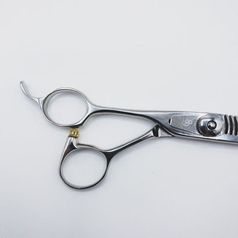 【職人89君】 オフセット シザー セニング 美容ハサミ すきばさみ 美容師 理容師 左利き 6インチ 中古 sc452