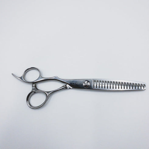 美品【CLAROクラーロ】シザー セニング ケアセニング美容ハサミ すきばさみ 美容師 理容師 約10~20% 左利き 6インチ 中古 sc457