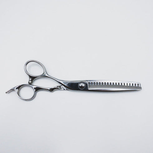 美品【CLAROクラーロ】シザー セニング ケアセニング美容ハサミ すきばさみ 美容師 理容師 約10~20% 左利き 6インチ 中古 sc457