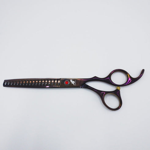 【Freelanderフリーランダー】JS-7.0 440Cブレンディング ブレンダー トリミングシザー 右利き セニング トリマー ペット 7インチ 中古 sc465