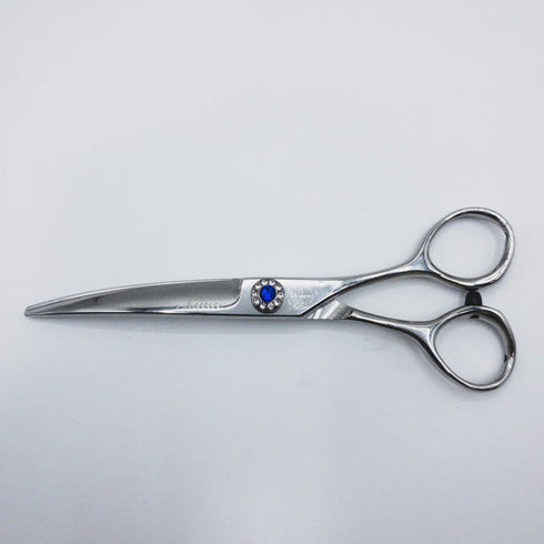 【ワールドピースWorld Peace】Woden CLMH-C60 カーブシザー トリミングシザー メガネ 右利き トリマー ペット 6インチ 中古 sc471