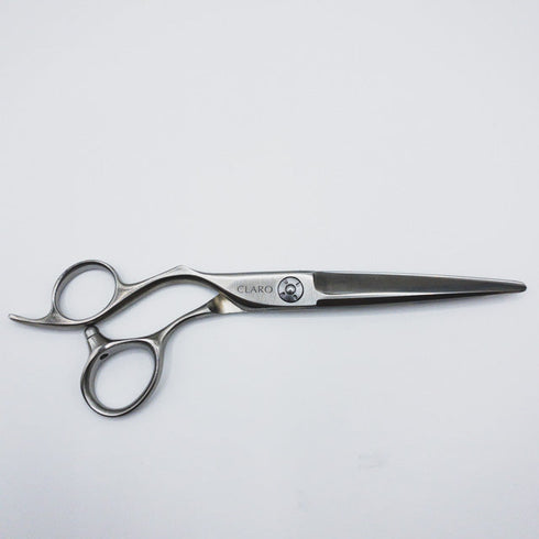 美品【CLAROクラーロ】マット加工 シザー オフセット 理容 美容ハサミ 美容師 理容師 左利き 6インチ 中古 sc481