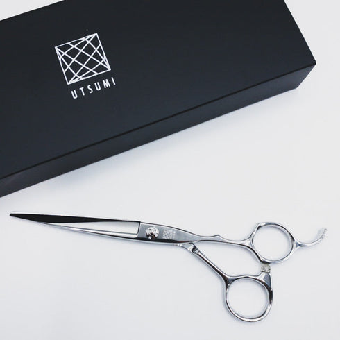 新品未使用【内海ウツミUTSUMI】U&U OL625 シザー オフセット 理容 美容ハサミ 美容師 理容師 右利き 6.25インチ 中古 sc2102
