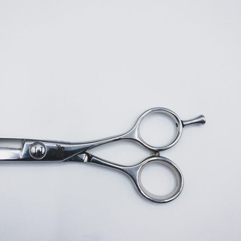 【トラックスシザーズ トラックスシザーTRACKS SCISSORS】SASA 笹刃ドライカット スライド シザー メガネ 理容 美容ハサミ 美容師 理容師 右利き 6インチ 中古 sc489