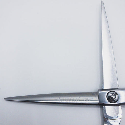 【ミズタニシザーズ ミズタニシザーMIZUTANI SCISSORS】Acroleaf シザー メガネ 理容 美容ハサミ 美容師 理容師 右利き 6インチ 中古 sc491