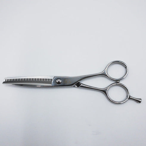 新品未使用【内海ウツミUTSUMI】SL13 メガネ シザー セニング 美容ハサミ すきばさみ 美容師 理容師 約13% 右利き 6インチ 中古 sc2591